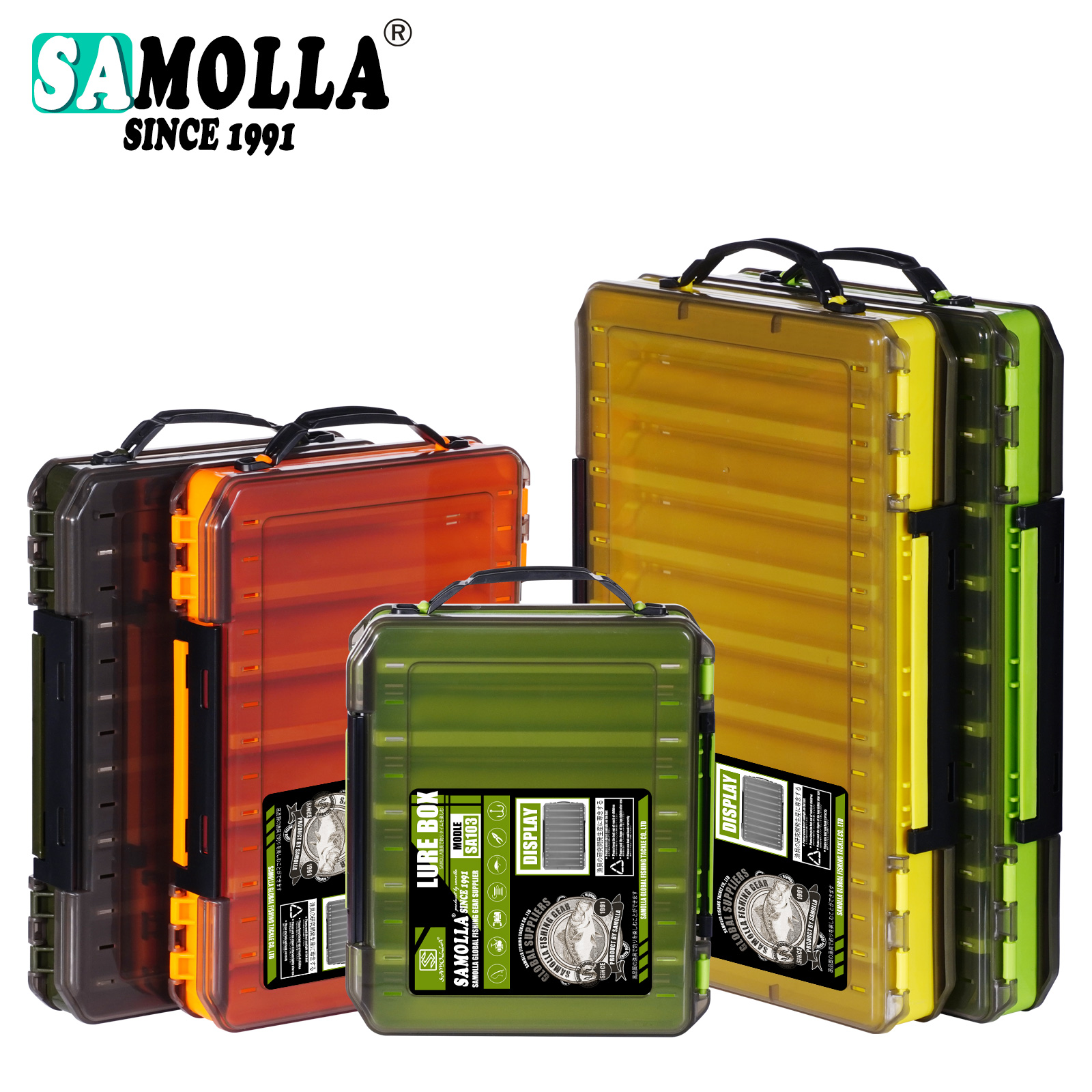 Fishing Kayak Crate - Double Sided Lure Baits Box Fishing