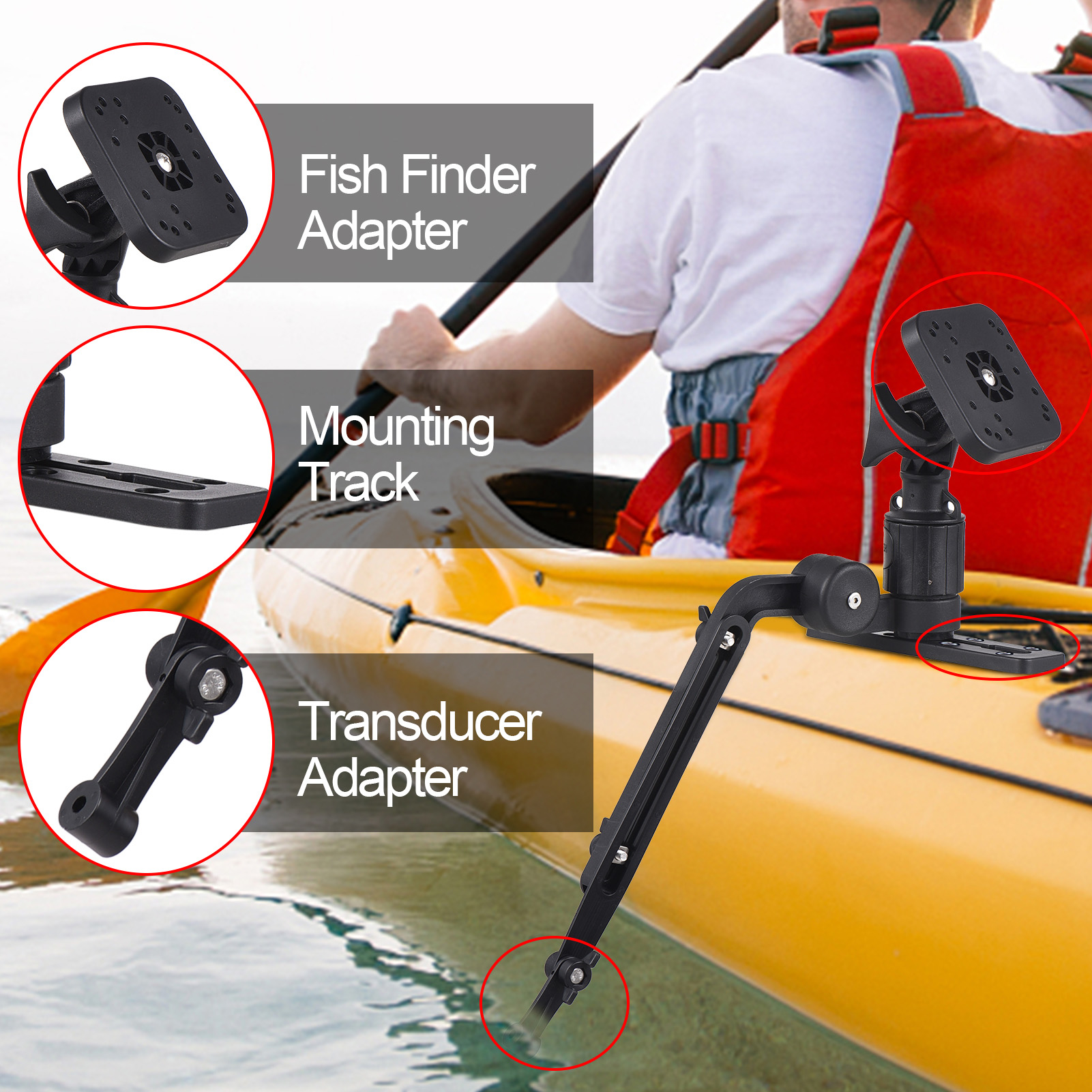 Kayak Fish Finder Mounting Pla – Fishing Kayak Fish Finder Mount Bewertung und Preis