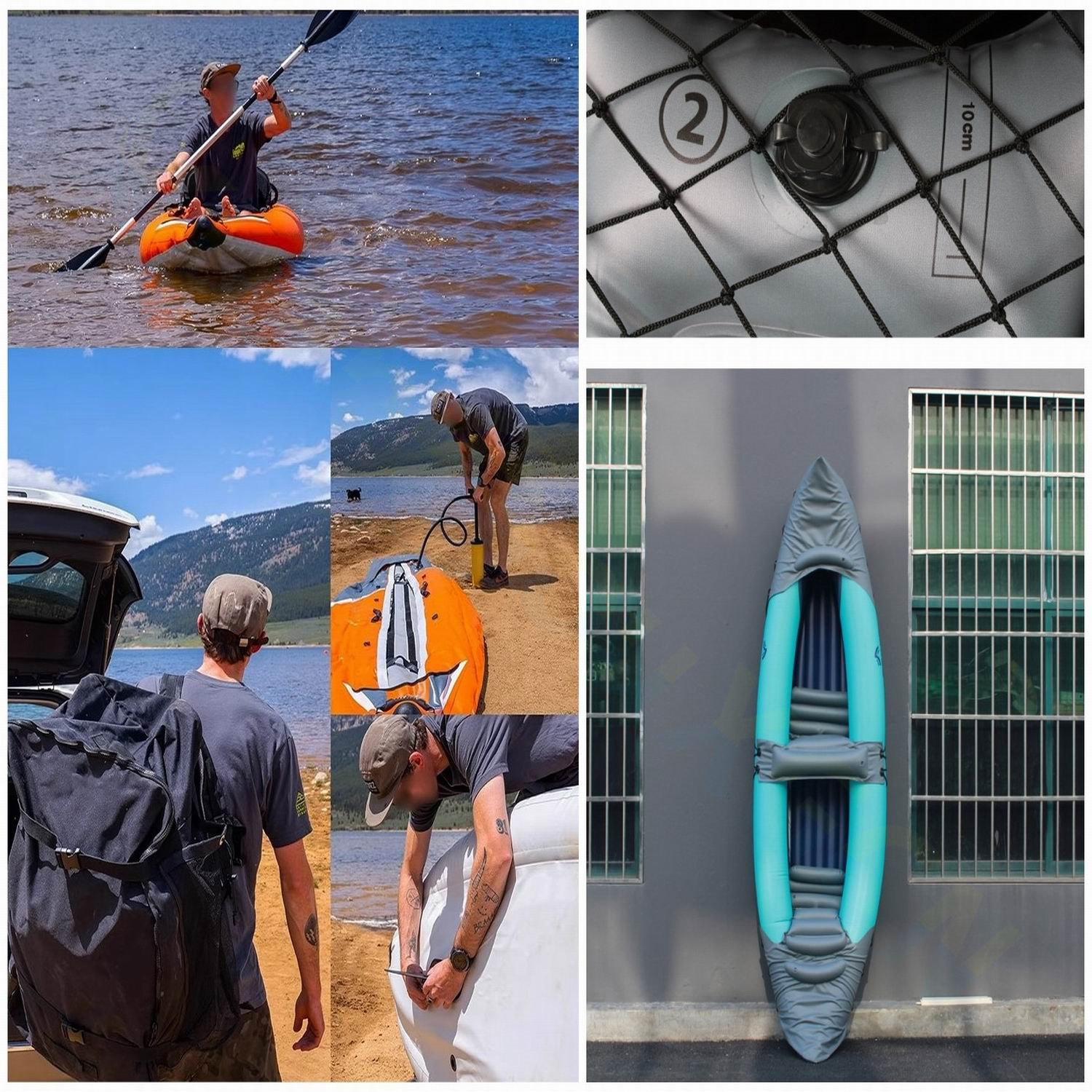 PVC Inflatable Kayak Canoe 1 P – Fishing Kayak Inflatable Bewertung und Preis