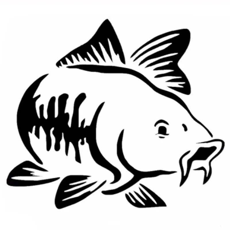 Car Sticker Cartoon Carp Fishi – Fishing Kayak Inflatable Bewertung und Preis
