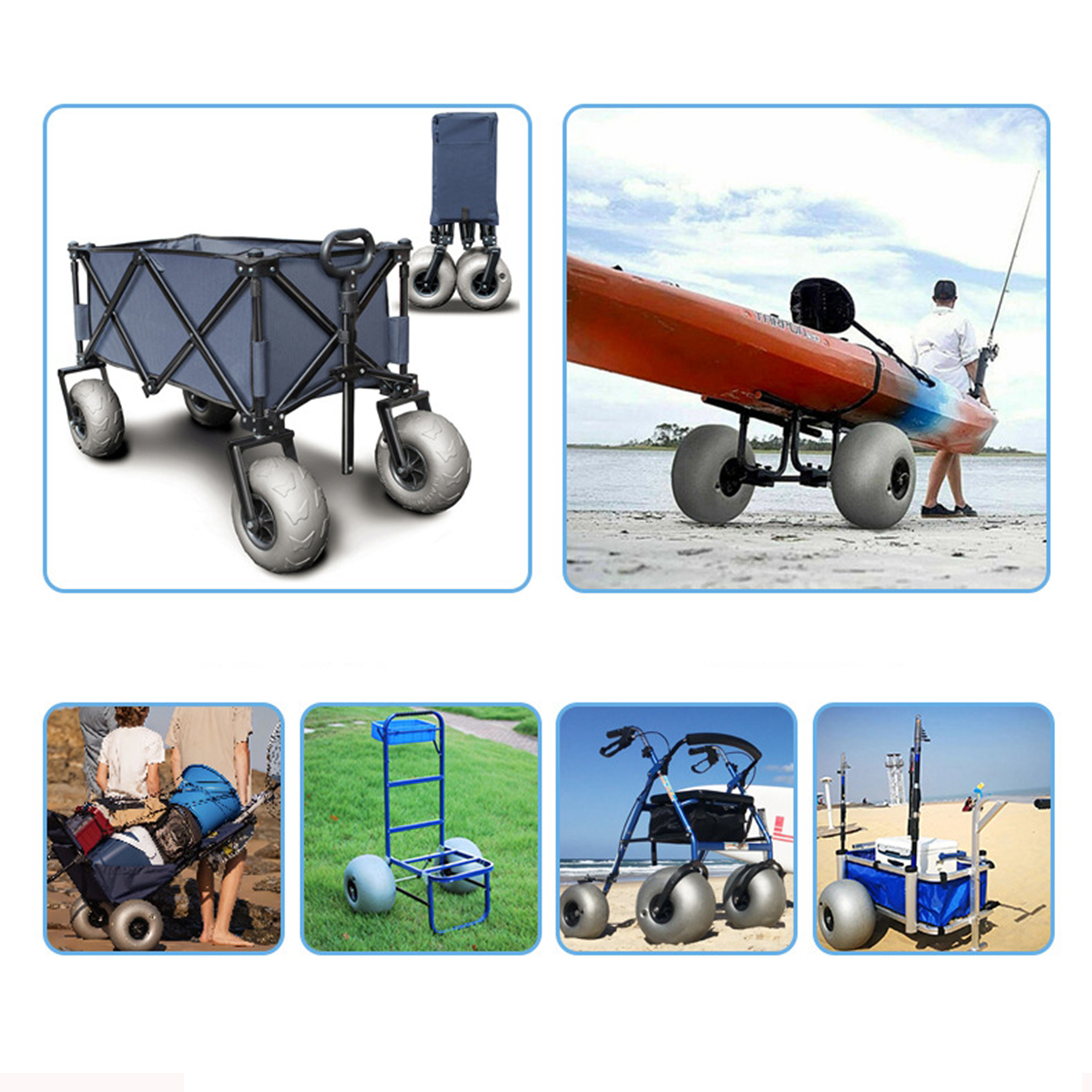 10In Balloon Wheels Profession – Fishing Kayak Cart Bewertung und Preis
