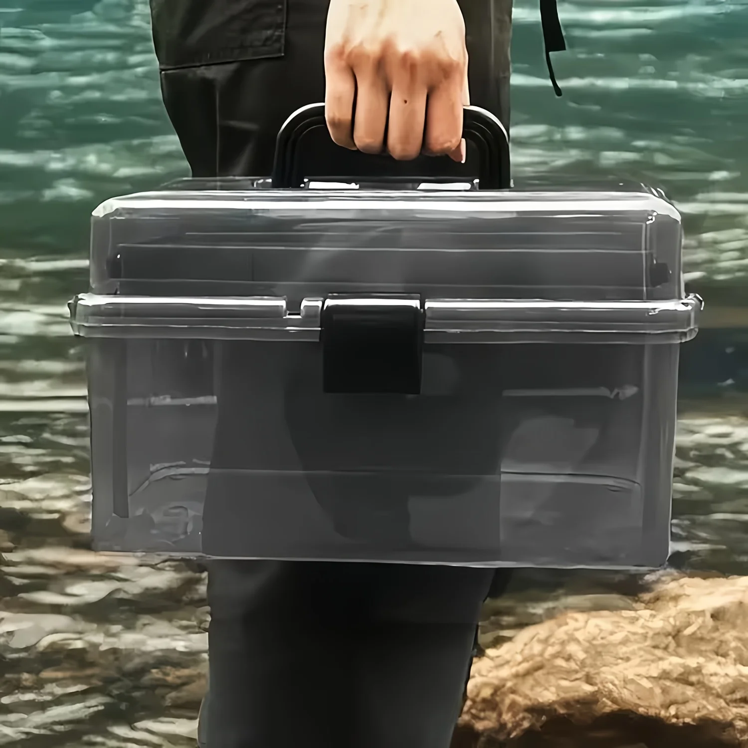 Durable PE Fishing Gear Box |  – Fishing Kayak Crate Bewertung und Preis