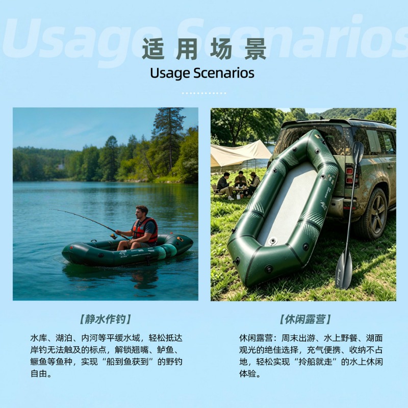 BLFst Fly Fishing Boat TPU Bac – Fishing Kayak Inflatable Bewertung und Preis