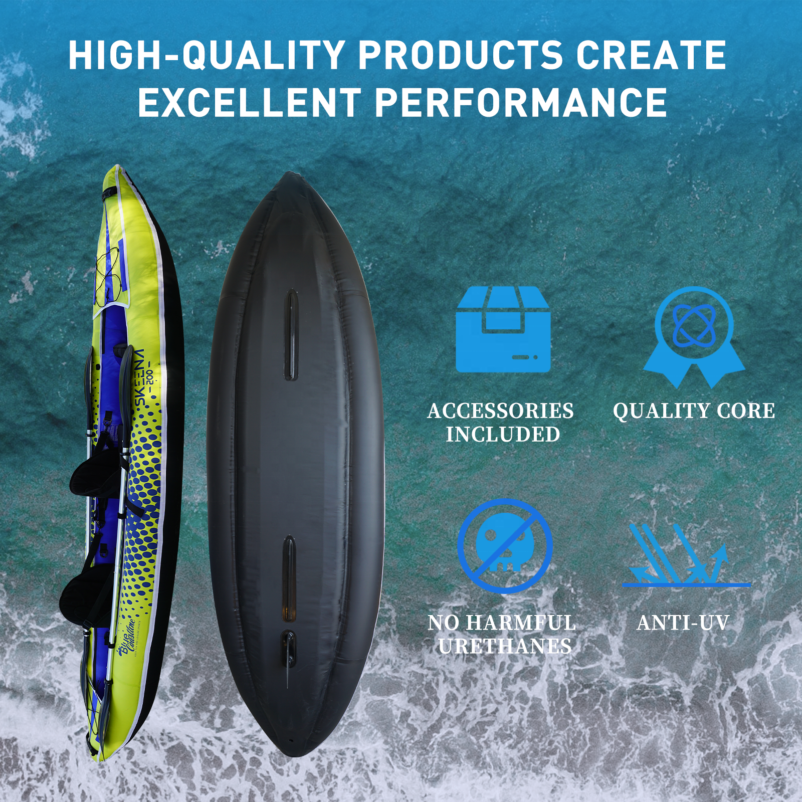 Adult Inflatable Fishing Canoe – Fishing Kayak Paddle Bewertung und Preis
