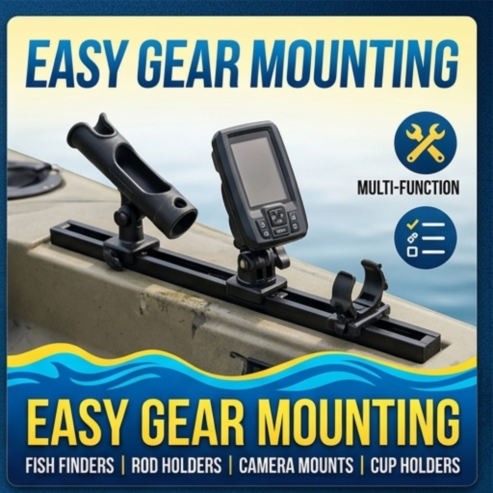 ABS Side Mount Kayak Slide Tra – Fishing Kayak Storage Bag Bewertung und Preis