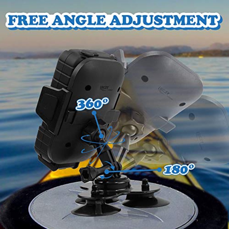Strong Suction Phone Mount Bas – Fishing Kayak Fish Finder Mount Bewertung und Preis