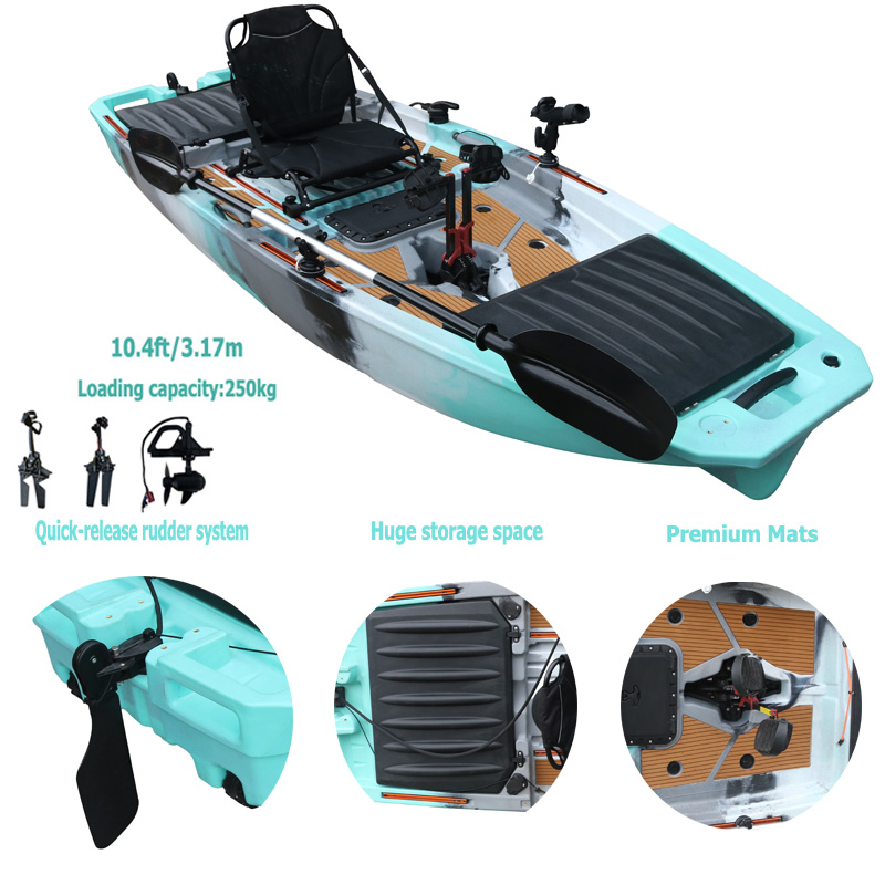 10FT Single Seat LLDPE Sit On  – Fishing Kayak Sit In Bewertung und Preis