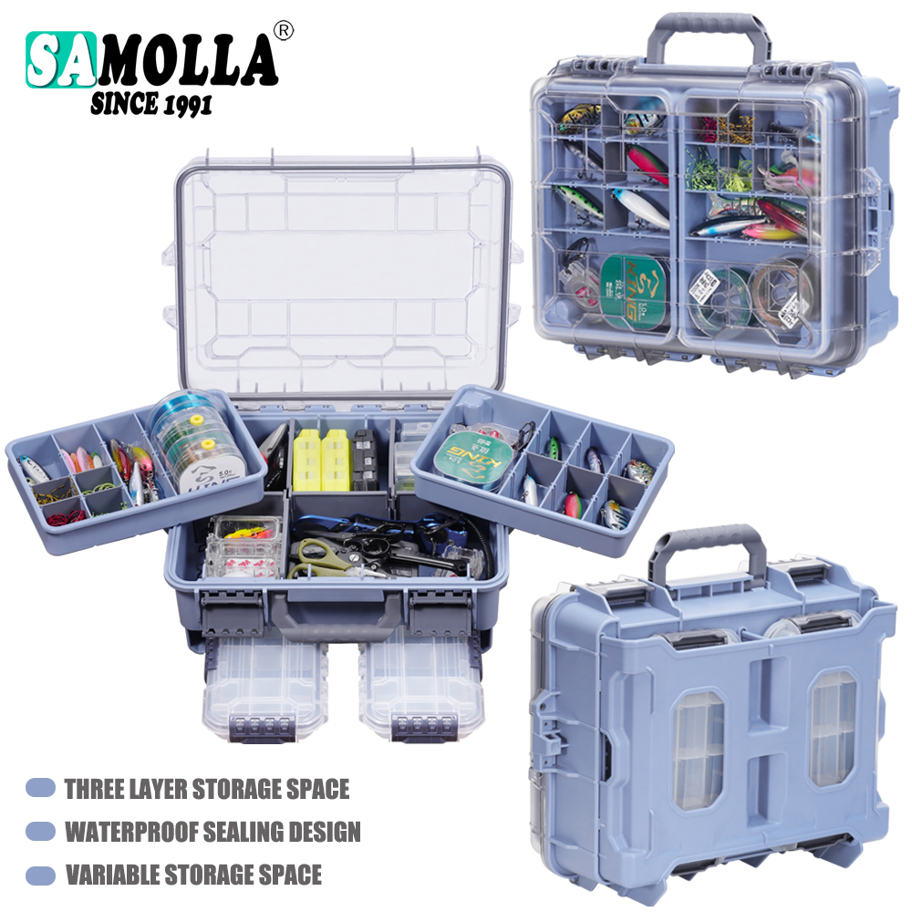 SAMOLLA Fishing Tackle Box Lar – Fishing Kayak Crate Bewertung und Preis